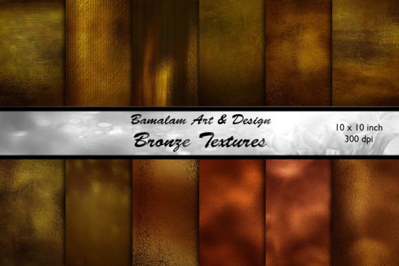 12 Bronze Metal Textures: Premium Graphics & Textures