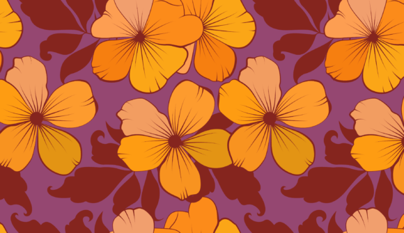 Bright Floral Pattern SVG: Graphics & Patterns for Editorial Impact