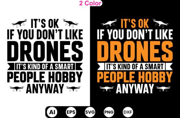 Drone T-shirt Design Graphic Mug for Crafts