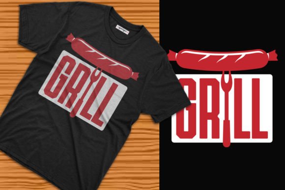 Grill Barbecue T-Shirt Design Graphics