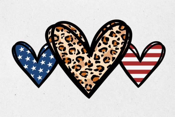 Love America, 4th of July Graphics for Crafts