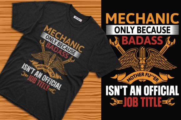 Mechanic Profession T-Shirt Design: Graphics for Authentic Branding