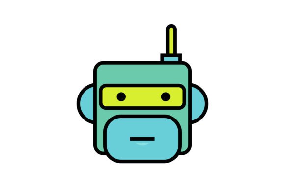 Robot Character: Graphics & Illustrations for Digital Sellers