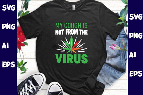 Smoke Weed SVG Graphics for T-Shirt Designs