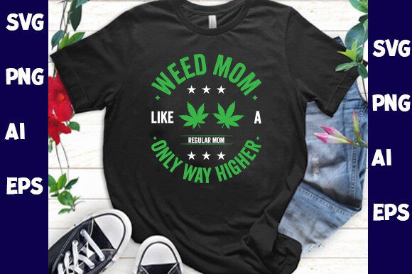 Smoke Weed SVG: Graphics for T-Shirt Designs