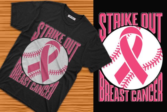 Strike Out Breast Cancer T-shirt Design