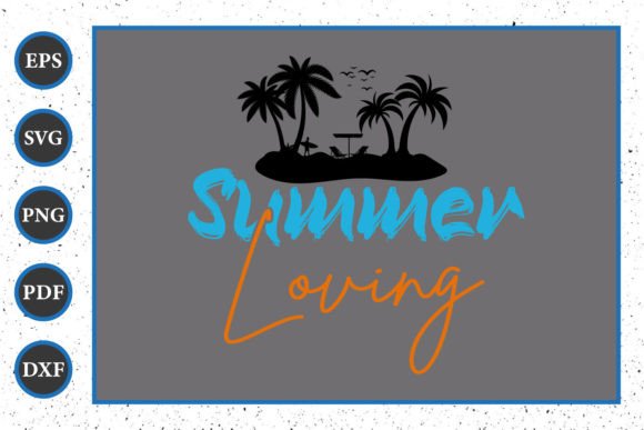 Summer Typographic Tshirt Design: Graphics for Crafts